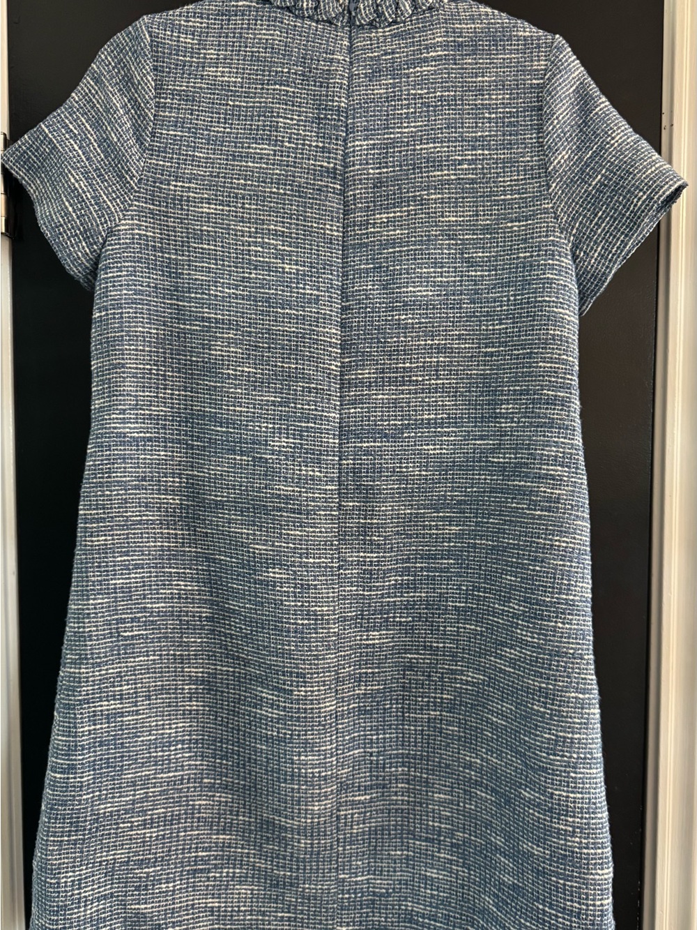 Tuckernuck Heathered Blue Tweed Jackie Dress - Picture 2 of 4